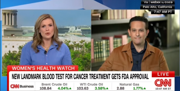 One-on-one with CEO of company behind cancer blood test